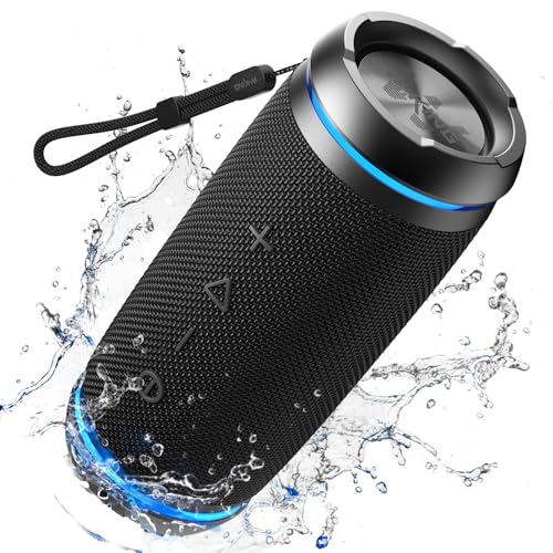 W-KING Portable Speakers Bluetooth Wireless, Waterproof Bluetooth Speaker for Outdoor Partying
