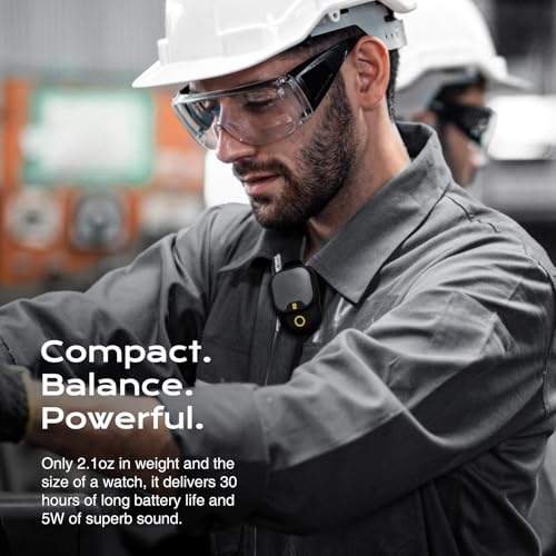 Portable Bluetooth V5.3 Clip-On Speaker for Jobsite Workers
| Water-Resistant 30H Bluetooth Portable Speaker for Constr