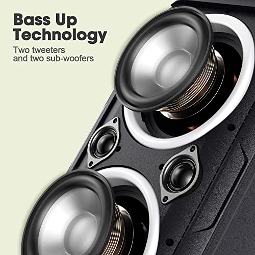 W-KING 80W Bluetooth Speaker for Outdoor Use, Huge 105dB Sound, 24H Playtime  
W-KING 80W Bluetooth Speaker, Super Rich